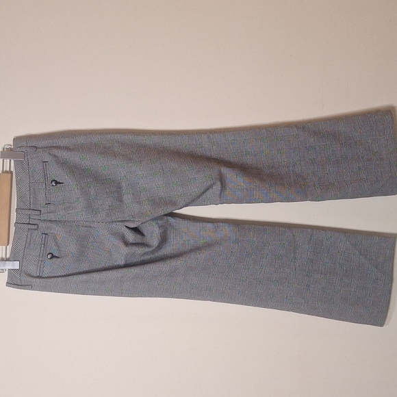 Gap Y2K straight Fit Stretch 8.5" Rise Glen Plaid Straight Leg Pants Size 2 - Picture 4 of 8